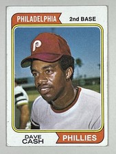 1974 Topps #198 Dave Cash Philadelphia Phillies 