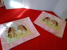 Target Circo Pair (2) Pretty Horse Pink Polka Dot Pillow Shams