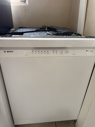 Bosch SHE4AEM2N/34 Built-In Dishwasher White Sanitize Delay Start Wi-Fi