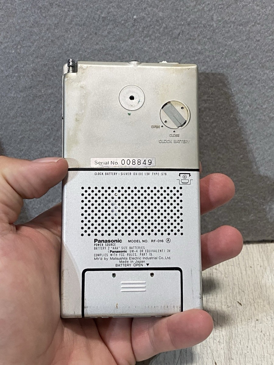 Vintage Mr Thin Panasonic RF 016 Am FM Alarm Clock Radio for sale