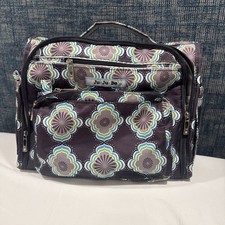 Ju Ju Be BFF Diaper Bag Purple Taupe Blue Green Mandala Convertible Backpack