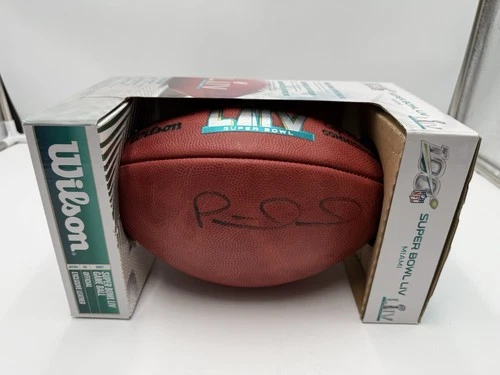 Patrick Mahomes Signed NFL The Duke SB LIV Game Football NFL MVP Champ GA COA