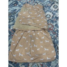 Halo Sleepsack Swaddle Zebras - Infant Size 3-6m 13-18lbs VGUC