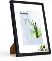 Feihorrm Bilderrahmen, A4 Fotorahmen Aus Eiche, Mit GehäRtetem Glas, FüR 21X29,7
