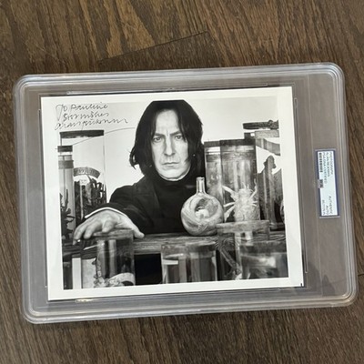 Alan Rickman * PSA * Autograph Harry Potter Severus Snape 8x10