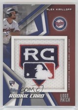 2021 Topps Rookie Card Manufactured Red 3/10 Alex Kirilloff #RP-AK Patch RC 0c3. rookie card picture