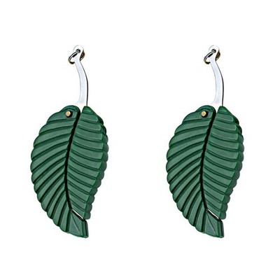 Aarmy 2 Packs Of Green Leaf Key Chain Multi -Function Pocket Outdoor Multi -F...