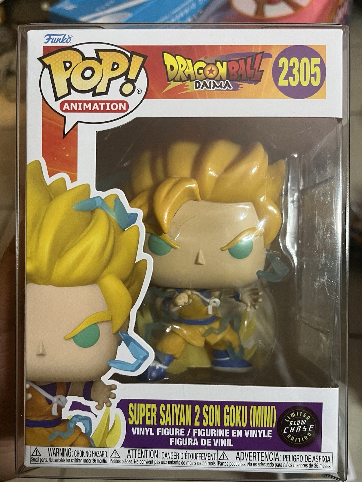 Funko Pop! Vinilo: Dragon Ball - Super Saiyan Son Goku Mini Glow (Chase) Nuevo 2026