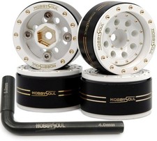Adjustable Offset 1.0 Beadlock Wheels Brass Rims Negative Offset 44grim For Rc