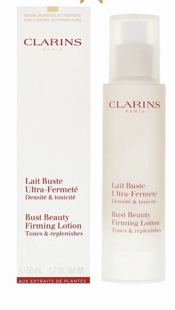 Clarins Bust Beauty Firming Lotion 50ml Skin Tighten Moisturise Smooth Skin
