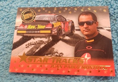 2008 Press Pass Eclipse Star Tracks NASCAR Juan Pablo Montoya #ST 17/18