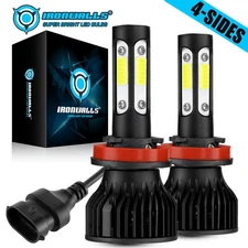 4-sides H11 LED Headlight Super Bright Bulbs Kit White 3600000LM High/Low Beam