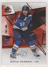2021-22 Upper Deck SP Game Used Red Fragment 150/205 David Perron #45 z6b