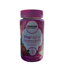 Centrum Prenatal Multivitamin Gummy Mixed berry & Orange 60 Gummies 10/2026