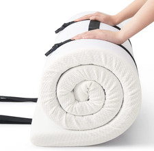 2Inch Cot Mattress Topper,Narrow Twin Foam Mattress for Camping Cot,Sofa Bed,Pul