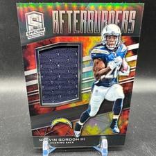 Melvin Gordon Afterburners Patch Jersey /199 2019 Spectra Football Chargers