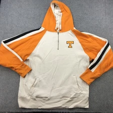 Tennessee Volunteers Hoodie XL J America Vintage Quarter Zip NCAA Sweatshirt