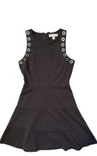 Michael Kors Fit and Flare Sleeveless Dress | Chocolate Brown | Size Small