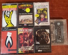THE ROLLING STONES MIX LOT OF 7 CASSETTE TAPE