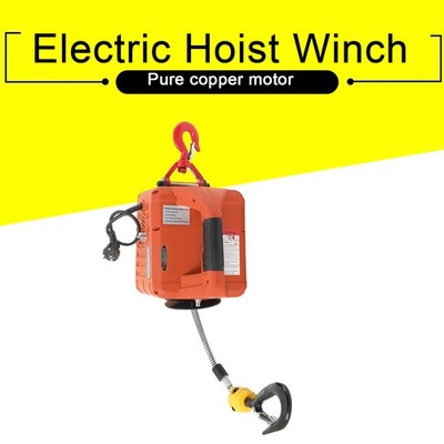 Elektrische Seilwinde 500KG 1500W Elektrischer Seilzug Tragbarer Winden Hebezeug