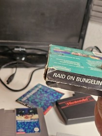 Raid on Bungeling Bay (Nintendo NES Broderbund 1987) CIB Complete Box & Manual