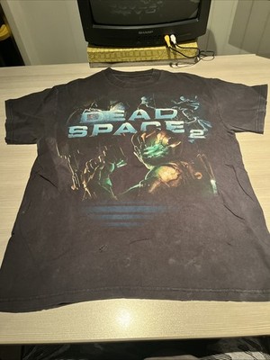 Vintage Dead Space 2 EA Promo Video Game Tee T-shirt Sz Small 18.5 x25  Thrashed