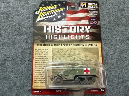 WWII M2A1 Half-Track History Highlights Johnny Lightning