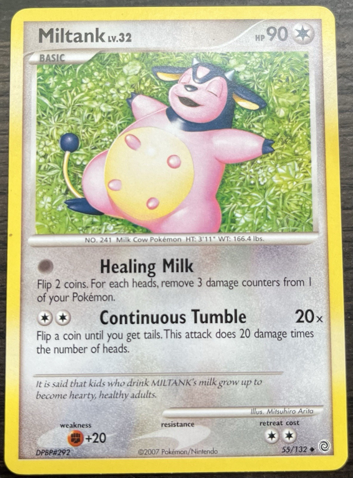 Miltank 55/132 Pokemon TCG Diamond & Pearl Secret Wonders Regular NEAR MINT NM