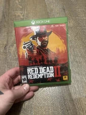 Xbox One Red Dead Redemption 2 Video Game with 2 Discs, Map Case