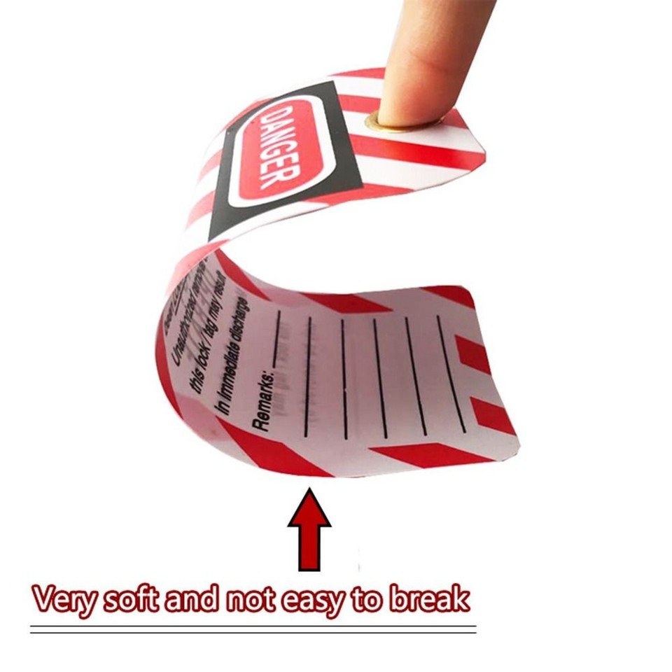 Red Lockout Tagout Tags Compliance Safety Tags Equipment Repair | eBay ...