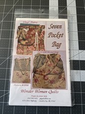 Seven Pocket Bag Pattern By Wonder Woman Quilts New 