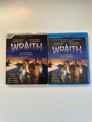 New Blu Ray - THE WRAITH + RARE OOP Slipcover 80's Horror Vestron Remastered