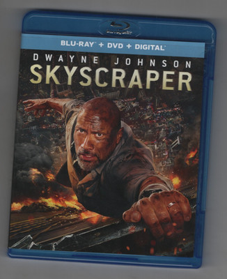 Skyscraper (Blu-ray, 2018) Dwayne Johnson. Neve Campbell. Action Adventure
