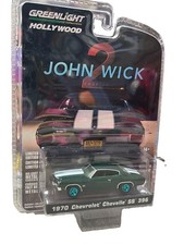Greenlight Chevrolet Chevelle SS 396 1970 John Wick 2 CHASE Model Car 1:64