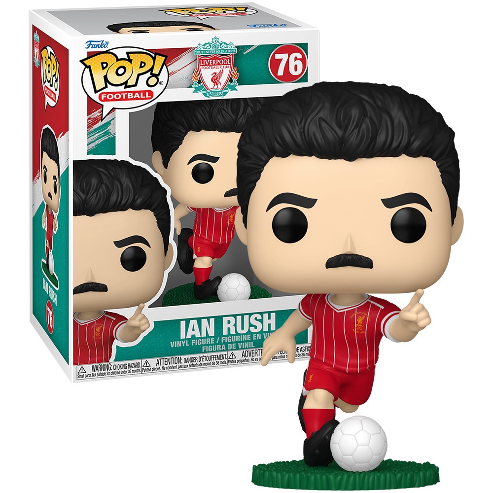 Funko POP Football Liverpool FC Ian Rush Vinyl Figure 76