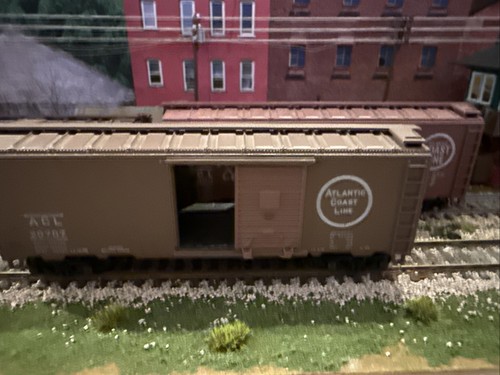 Kit de coche de caja Athearn HO 40' SD, Atlantic Coast Line, #20707 desgastado, Kadees | Zustand: Used