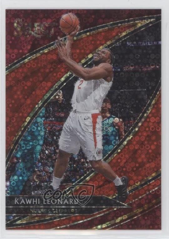 2019-20 Panini Select Courtside Hybrid Red Disco Prizm /49 Kawhi Leonard #269