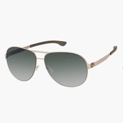 Lunettes de vue Ic! Berlin Gerrit 61 13 150 Bronze green gradient lens 100% Auth - Photo 1/2
