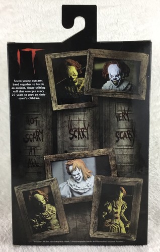 NECA IT Pennywise Well House 7" Figur Bill Skarsgård Back Box Ausgabe 2019 - Bild 4 von 5