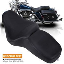 Rider Driver Passenger 2 Up Seat For Harley Road King 97-07 & Street Glide 06-07