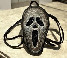 Spirit Halloween Ghost Face Back Pack Bag Rhinestone Bling New
