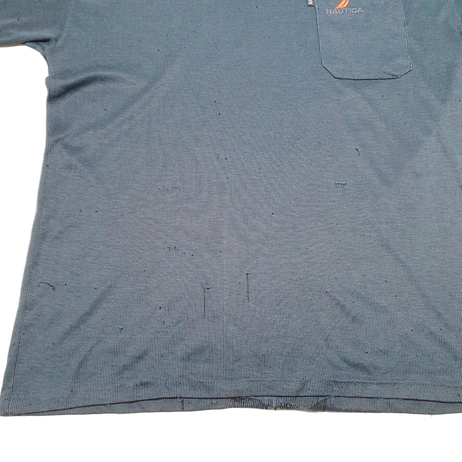 NAUTICA Navy T Shirt Tee Active Collection Sailing Yachting Short Sleeve S image 4