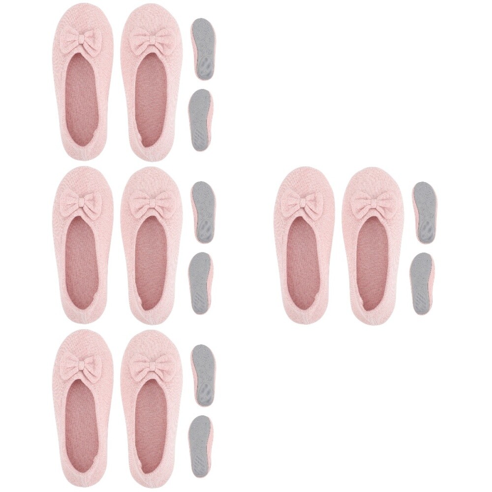 SAOLA 4 Paia Sottili Morbide Suola Scarpe Premaman Donna Casa Ciabatte per Camera da Letto
