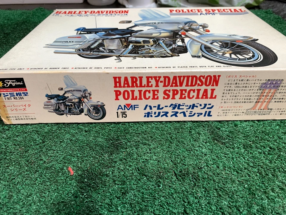 Harley-Davidson Policía Nacional Japonesa AMF Escala Especial Modelo Plástico 1/15 Foto 2 de 4