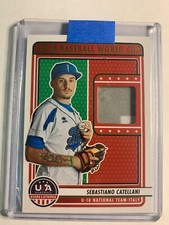 2023 Panini Stars & Stripes SEBASTIANO CATELLANI U-18 World Cup Relic #D /10