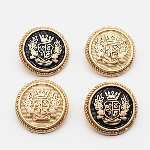 10X 15-20mm Retro Round Button Sewing Jacket Coats Metal Buttons Replacement DIY - Picture 5 of 24