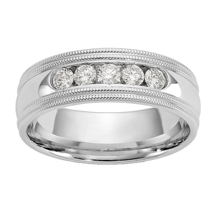 Diamond Wedding Rings for Men