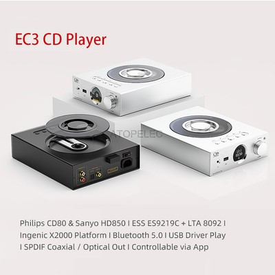 Shanling EC3 Stereo CD Player Bluetooth DAC Hi-Res Desktop DSD256 CD80 HD850