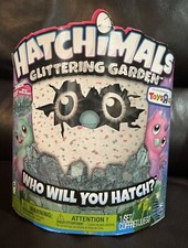 Hatchimals Glittering Garden Owlicorn Interactive Toy Teal/Purple w/Nest NIB