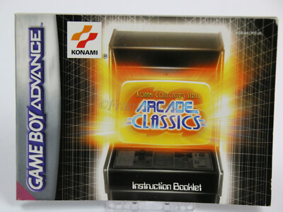 Nintendo Gameboy Advance Arcade Classics Konami Collectors Anleitung Handbuch 